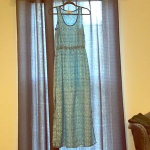 MICHAEL Michael Kors blue printed maxi dress